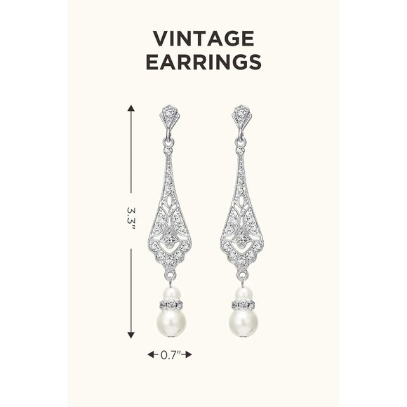 Women's Flapper Dress 1920s Beaded Sequin V Neck Party Dress Fitted Midi - Picture 6 of 6